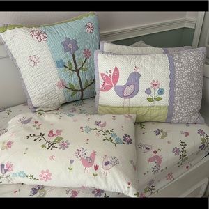 Pottery Barn Kids Brannan Twin Sheet Set and Shams